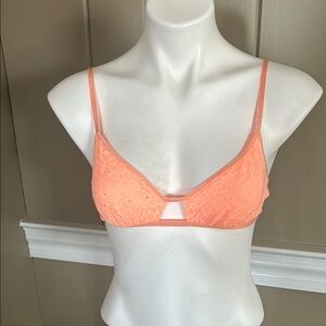 Lace Bralette in Coral